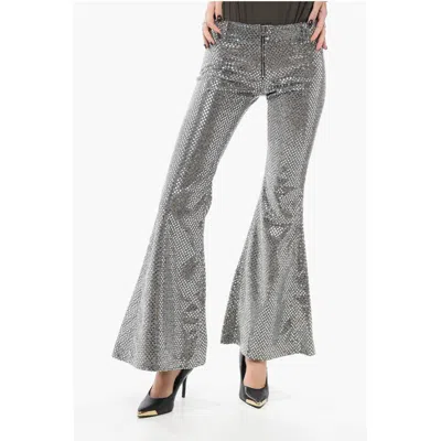 Erl Sequined Boot Cut Women's Pants