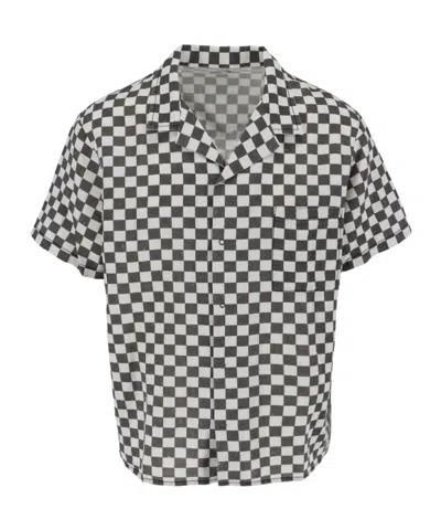 ERL ERL CHECKERED SHORT SLEEVE SHIRT