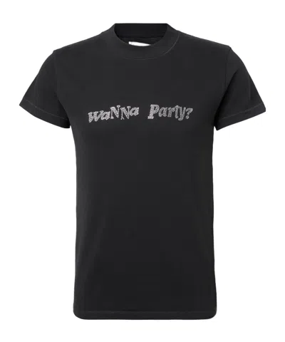 Erl Short-sleeved T-shirt In Black