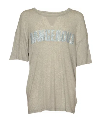 Erl Short-sleeved T-shirt In Neutral
