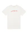 Erl Printed Cotton Jersey T-shirt In White