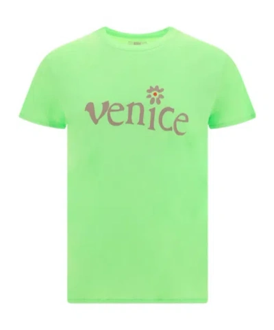 Erl Short-sleeved T-shirt In White