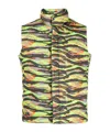 Erl Unisex Printed Quilted Puffer Vest In Multicolor