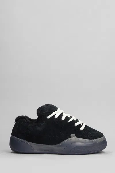 Erl Sneakers In Black Suede