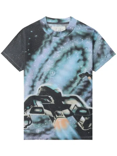 Erl Space Printed T-shirt In Multi