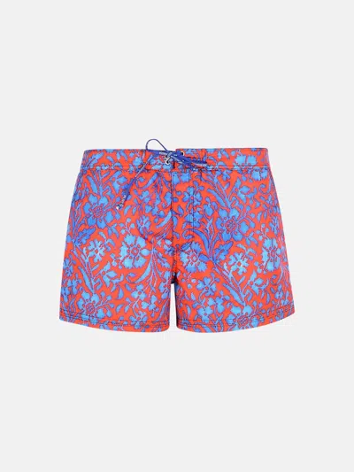 Erl 'stampa' Red Polyester Swimsuit