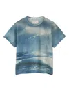 Erl Storm-print Pocket T-shirt In Multi
