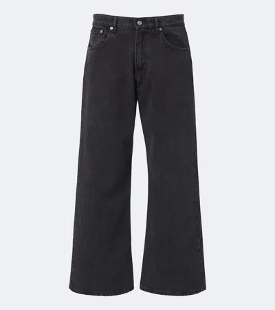 Erl Straight Jeans In Black