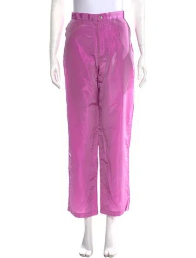 Pre-owned Erl Straight Leg Pants In Purple