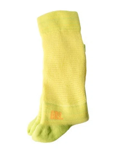 Pre-owned Erl Stripe Patterned Socks W/tags In Multi