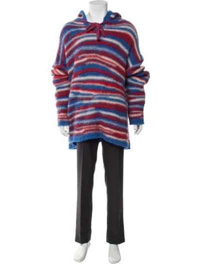Pre-owned Erl Striped Crew Neck Pullover In Multi