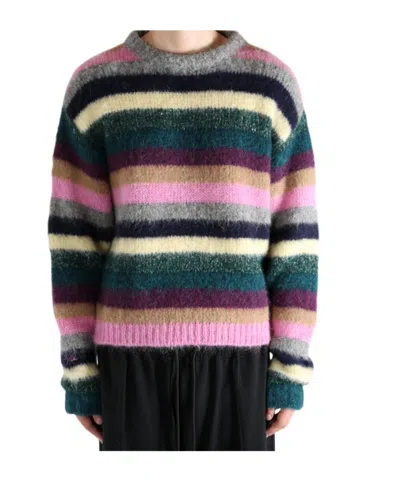 Erl Striped Sweater In Multi