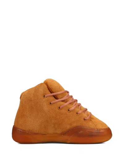 Erl Suede Mid-vamp Sneakers In Multi