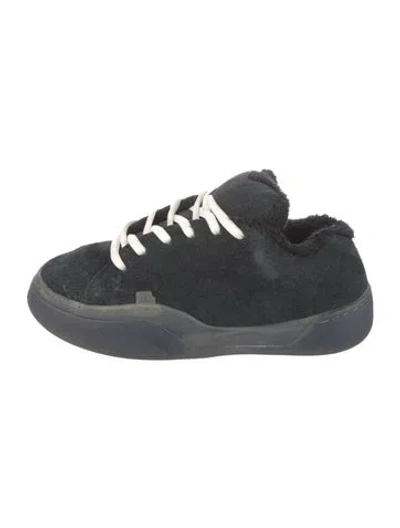Pre-owned Erl Suede Sneakers In Blue