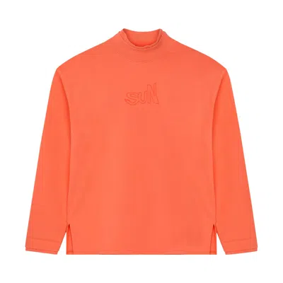 Pre-owned Erl Sun Long-sleeve T-shirt 'orange'