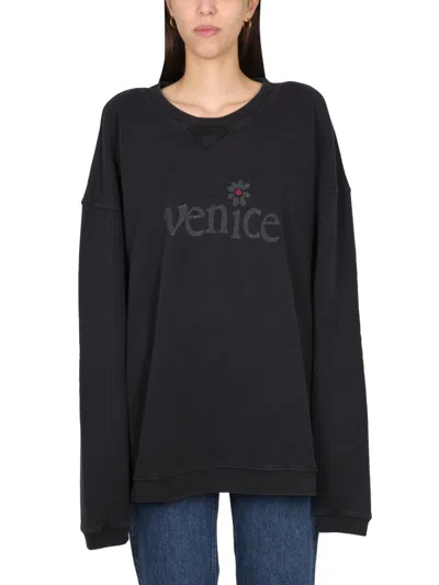 Erl Venice Sweatshirt In Black