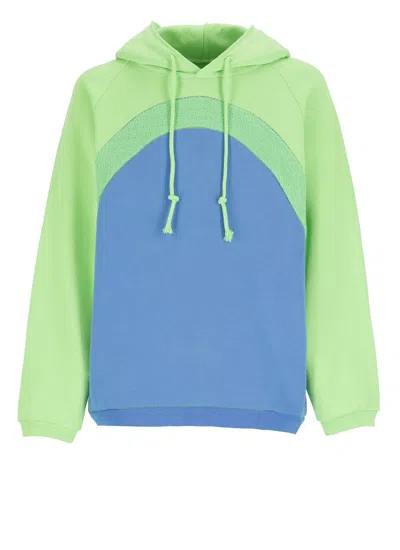 Erl Sweatshirts In Blue