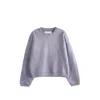 Erl Embroidered Sweatshirt In Purple