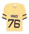 Erl Venice 76 Football Top In Light Yellow