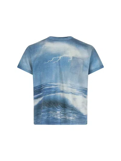 Erl T-shirts And Polos In Blue