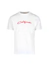 Erl Printed Cotton Jersey T-shirt In White