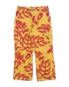 Erl Toddler Girl Jeans Yellow Size 4 Cotton, Elastane In Yellow