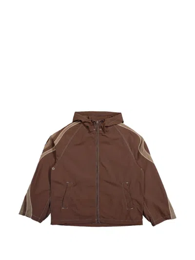 Erl Ufo Paneled Track Jacket In Transparent