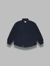 Erl Unisex Corduroy Overshirt Woven In Blue
