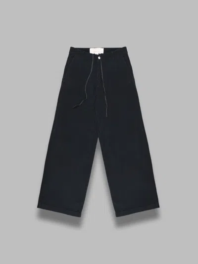 Erl Unisex Corduroy Pants Woven In Black