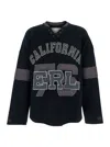 Erl Gender Inclusive Laced Hockey Jersey Sweatshirt In Black