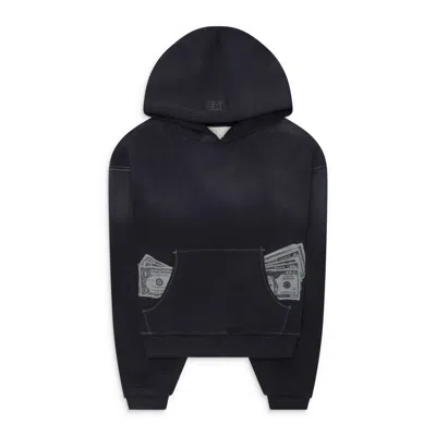 Erl Unisex Money Hoodie Knit Black