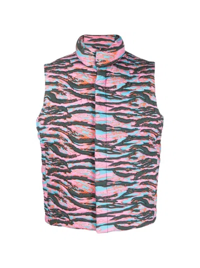 Erl Unisex Printed Qulted Puffer Vest
