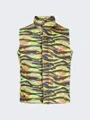 Erl Unisex Printed Quilted Puffer Vest In Multi