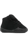 Erl Vamp Lace-up Sneakers In Black