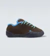 Erl Vamp Skate Suede Sneakers In Grey
