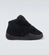 Erl Vamp Lace-up Sneakers In Black