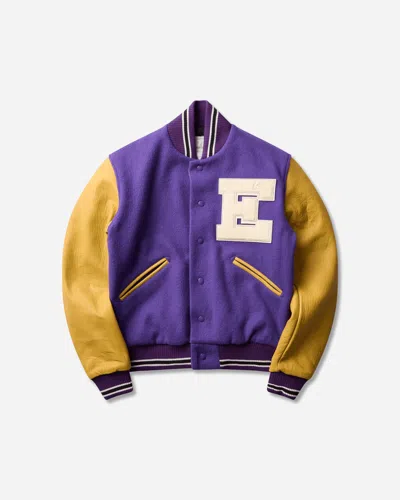 Erl Varsity Jacket In Purple