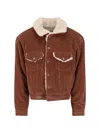 Erl Corduroy Jacket In Brown