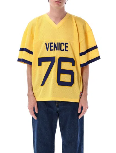 Erl Venice 76 Football Top In Yellow