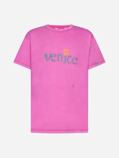 Erl T-shirt In Pink