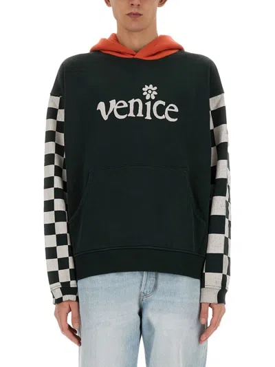 Erl Venice Sweatshirt In Black