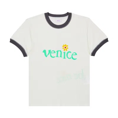 Pre-owned Erl Venice T-shirt 'white'