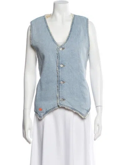 Pre-owned Erl Vest In Blue