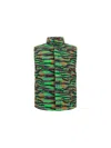 Erl Vest Jacket In Green