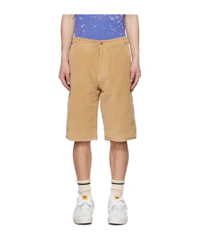 Erl Waistband Loop Shorts In Nude