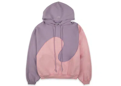 Pre-owned Erl Wave Hoodie In Purple Pink