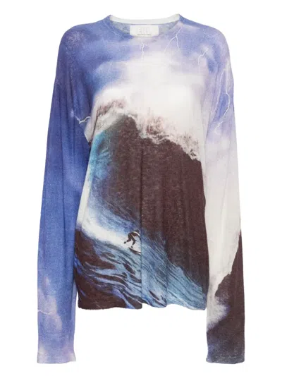 ERL WAVE-PRINT T-SHIRT