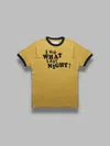 Erl What I Did Last Night T-shirt In Yellow