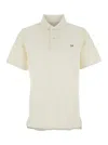 Erl White Polo With Classic Collar And Logo Lettering On The Front In Cotton Man