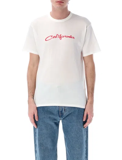 ERL WHITE CREWNECK LOGO T-SHIRT